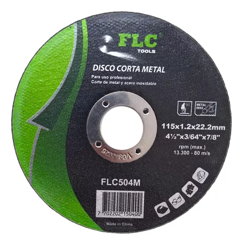 Disco Corte Metal 4.5" FLC
