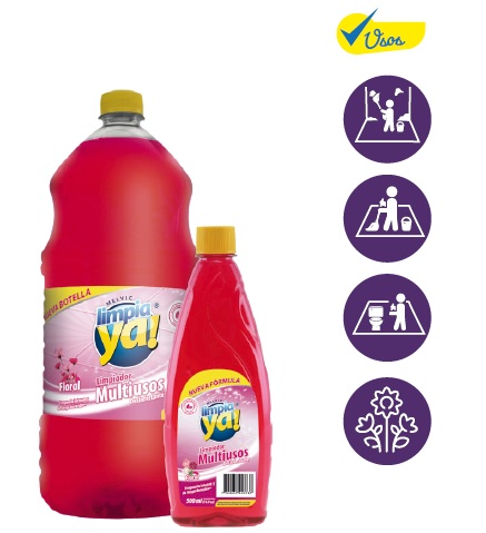 Limpiador Floral Limpia Ya 2000 Ml