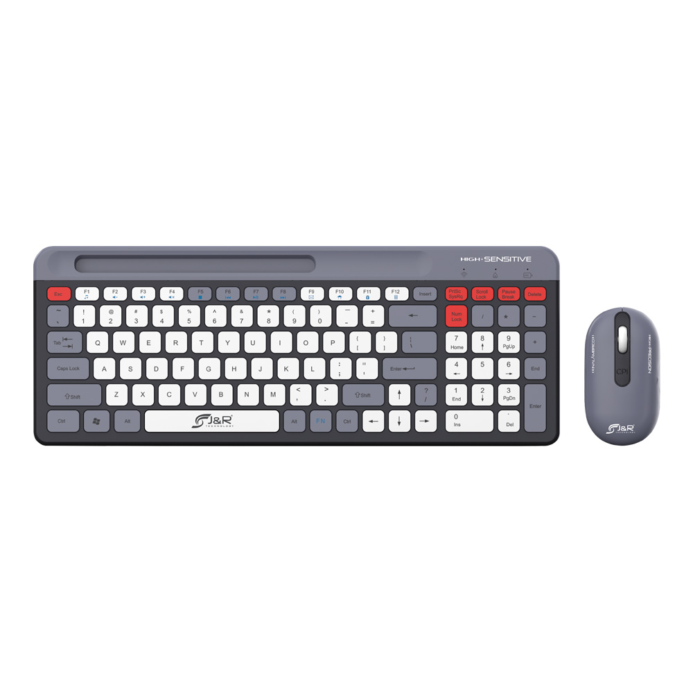 Combo Teclado Al 100% Holder Teclas Cuadradas CTMIJR-012