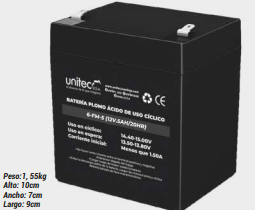 Bateria Sellada Lp 12v A 4.5/5.0 Unitec