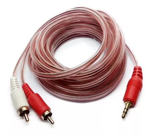 Cable 2x1 Plug 3.5- 2rca1.8mt Estereo Si