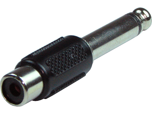 Conv Plug Mono 6.35mm A J/RC