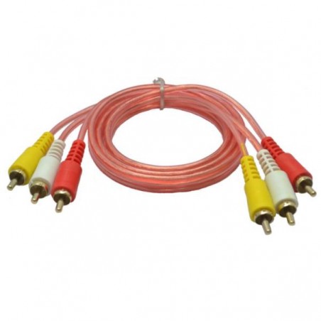Cable 3x3 P/Rca 1,6m Siliconado