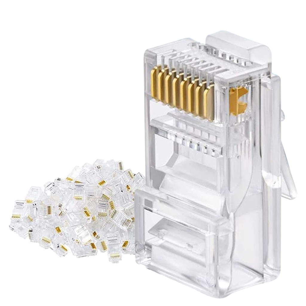 Rj45 Plug Comput Cat 5 Plastico