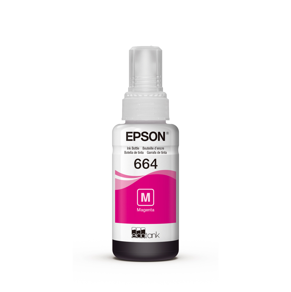 Botella Tinta Epson T664320 Magenta #664