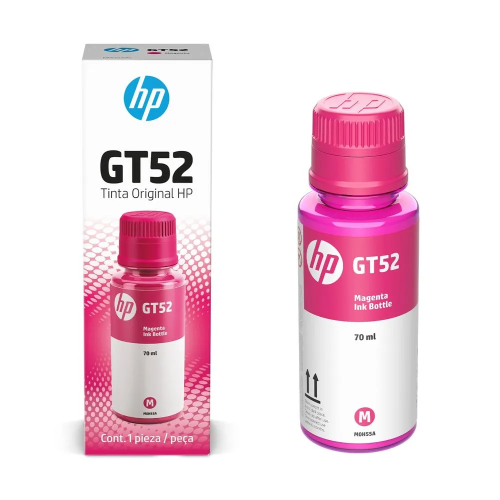 Botella Tinta Hp Magenta M0h55al Gt52