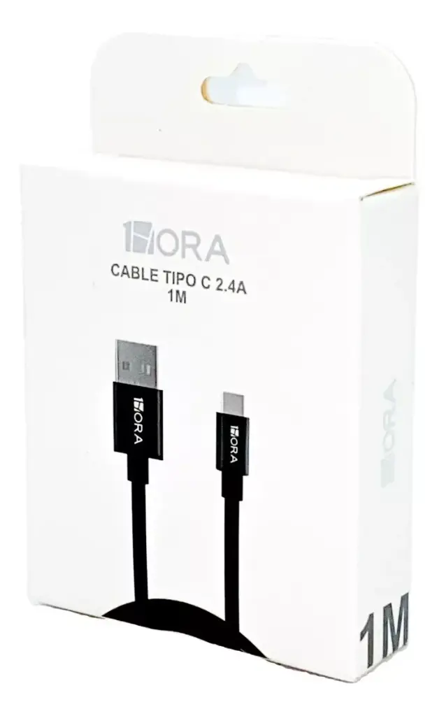 Cable Tipo C 2.4A 1MT GRIS