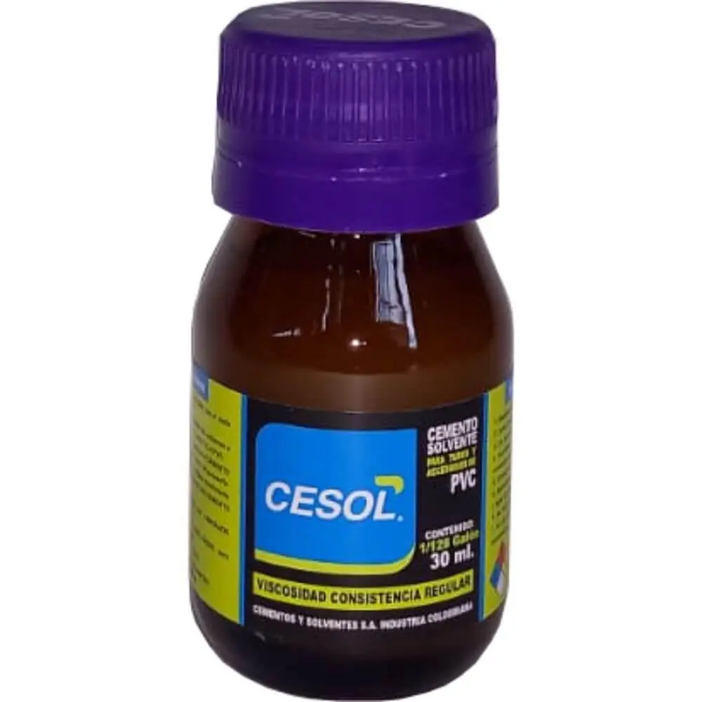 Soldadura Solvente Pvc 30ml 1/128 Gl