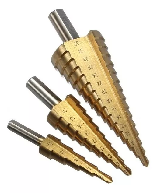 Broca Escalonada X3 Pcs