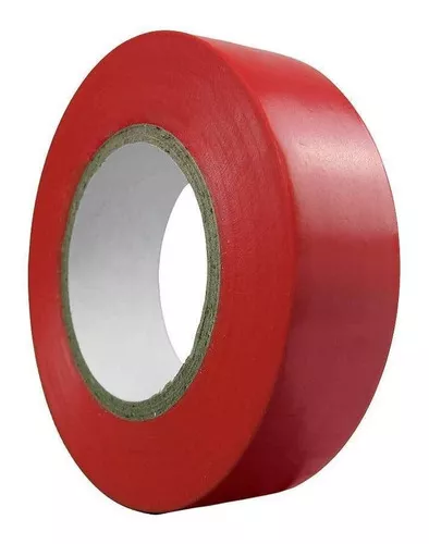 Cinta Aislante Electrica Accel roja 10mt 