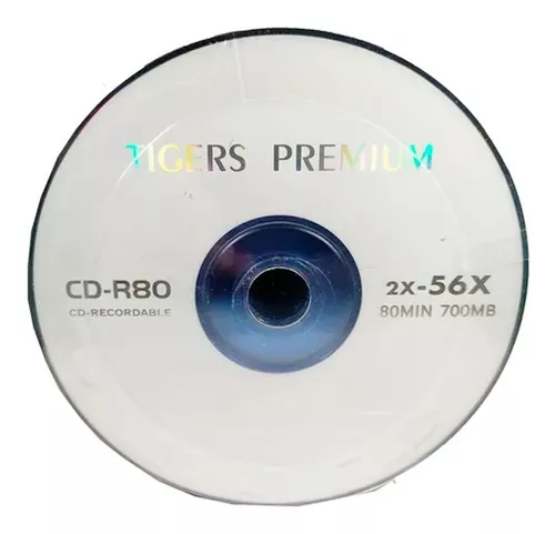 CD Sencillo Torre X100 700MB 1 Unidad Grabable