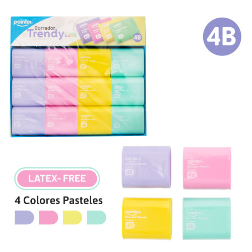 Borrador Pointer Pastel Trendy 4b 