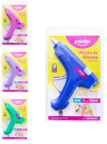 Pistola silicona grande 40W Cable de 150 Pointer