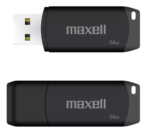 Memoria USB 64GB Maxell Negra