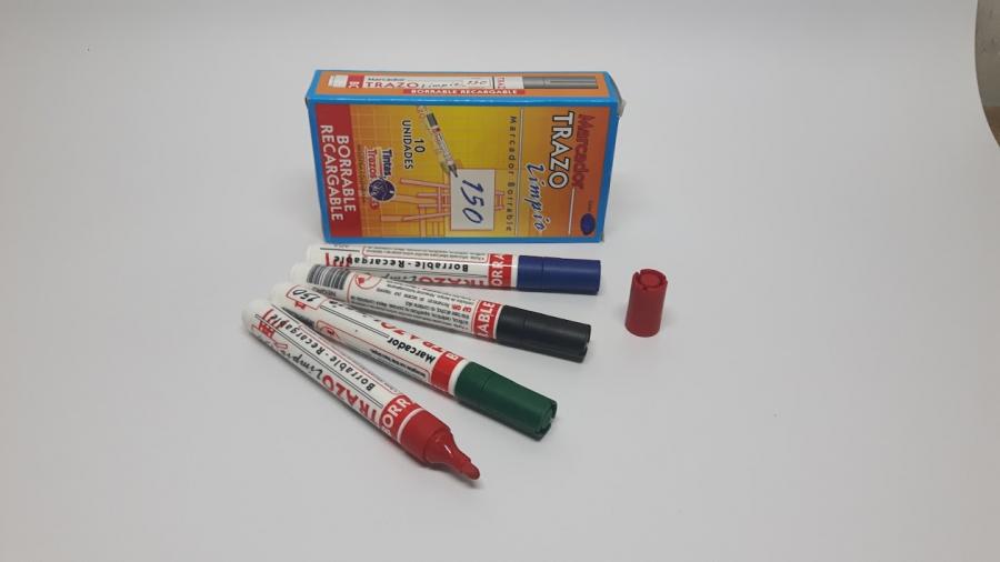 Marcador TRAZO Borrable-Recargable 