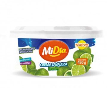 [805068] Jabon Lavaloza Crema Limón MiDía x450g
