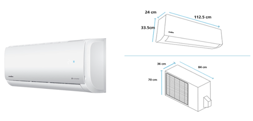 [405026] Aire Acondicionado Mabe Inverter 24000Btu 220V MMI24CDBWCCC8