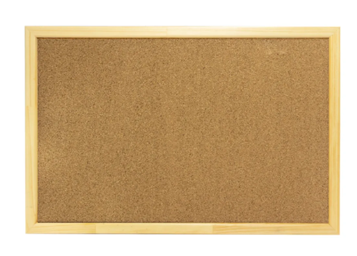 [904008] Cartelera Tablero Corcho 80x120cm Artecma