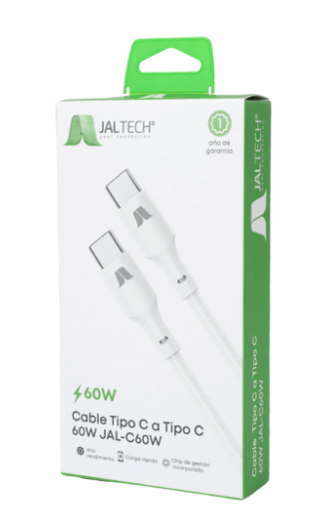 [711058] Cable Tipo C a Tipo C 60W JALTECH