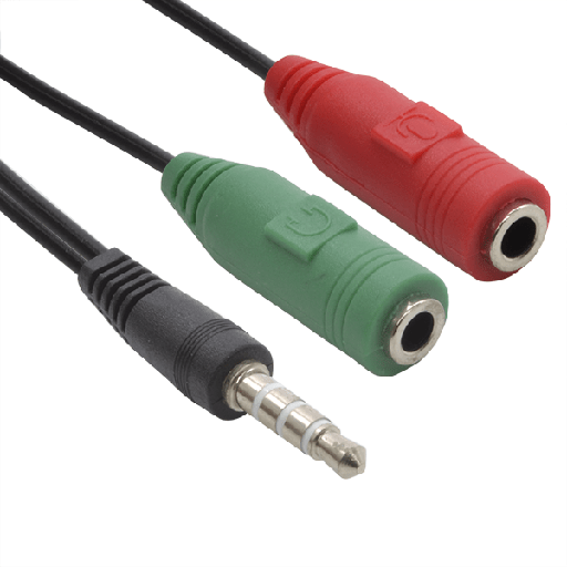 [712296] Cable Adapatador 3.5MM A MIC Y AUDIO