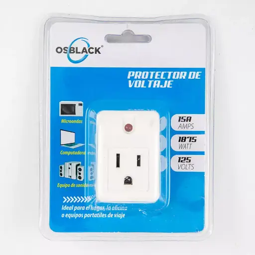 [715196] Protector De Voltaje 120V OS BLACK