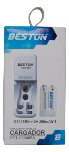 [716220] Cargador BESTON BST-C8005BN + 9V 250MAH